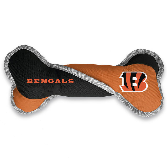 Cincinnati Bengals Pet Tug Bone - 3 Red Rovers