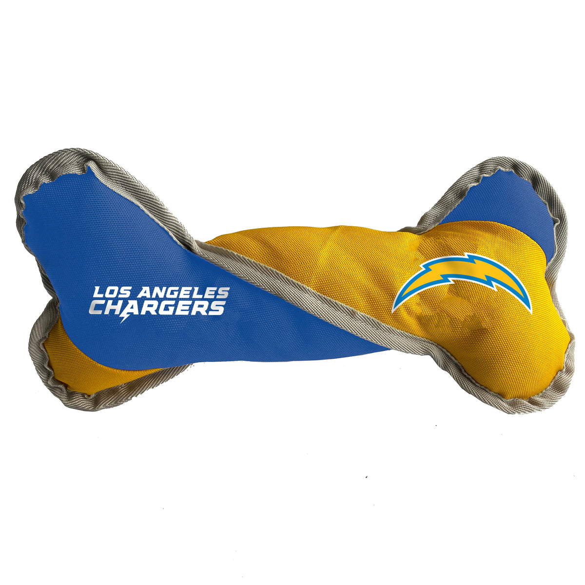 Los Angeles Chargers Pet Tug Bone - 3 Red Rovers