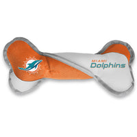 Miami Dolphins Pet Tug Bone - 3 Red Rovers