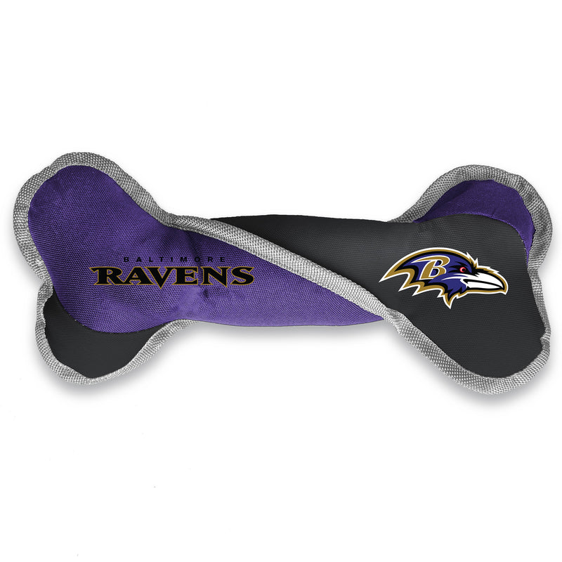 Baltimore Ravens Tug Bone Toys - 3 Red Rovers