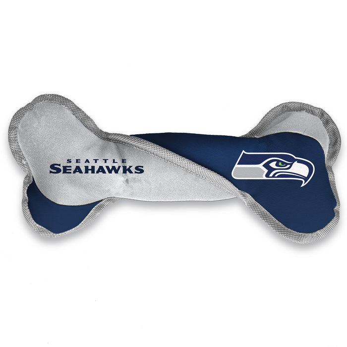Seattle Seahawks Pet Tug Bone - 3 Red Rovers