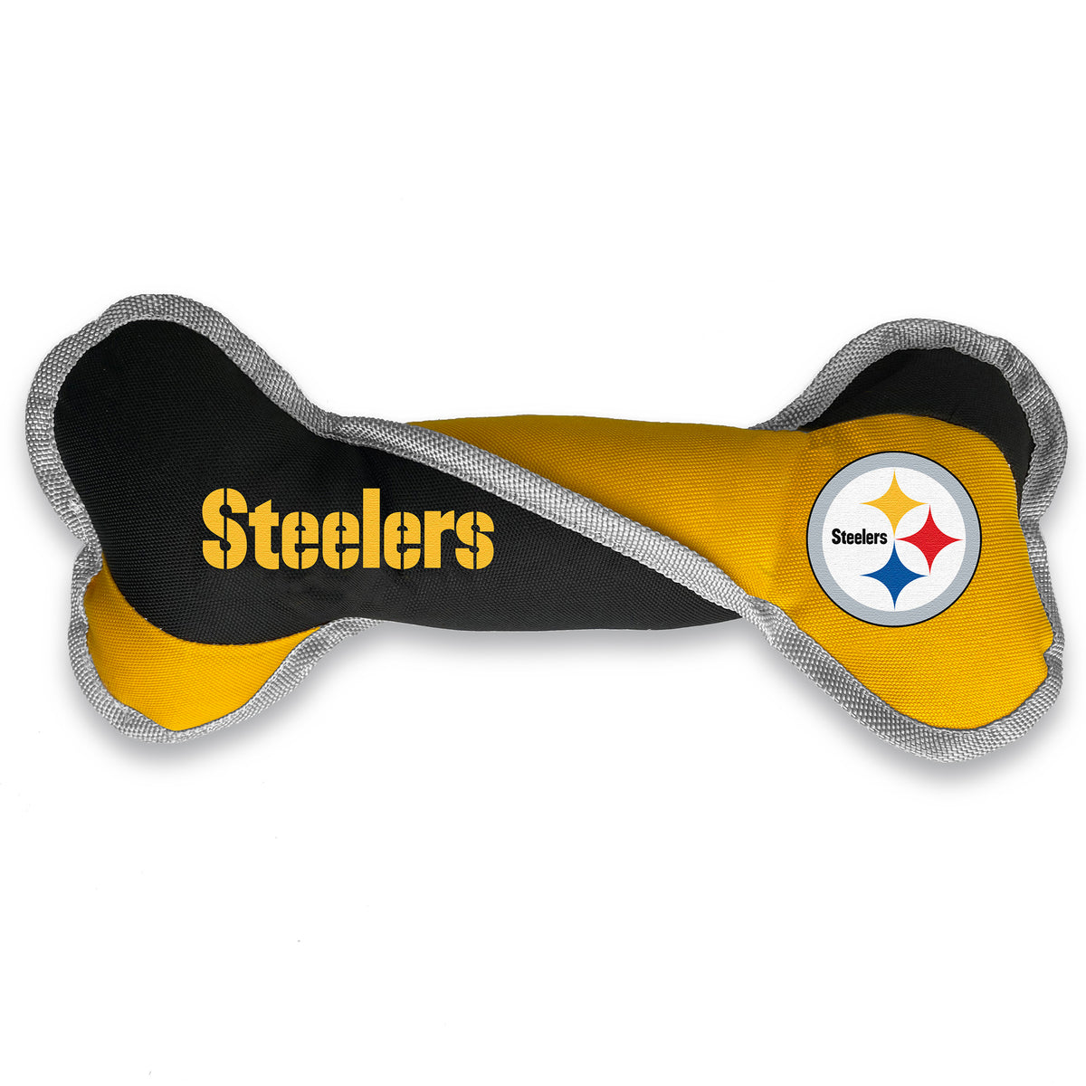 Pittsburgh Steelers Pet Tug Bone - 3 Red Rovers