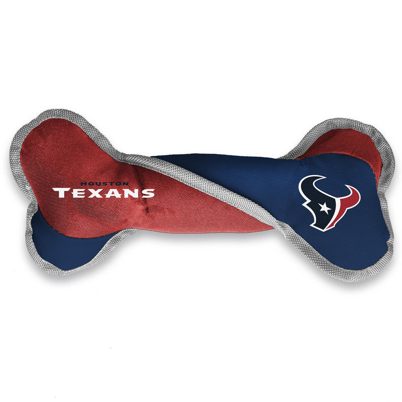 Houston Texans Pet Tug Bone - 3 Red Rovers