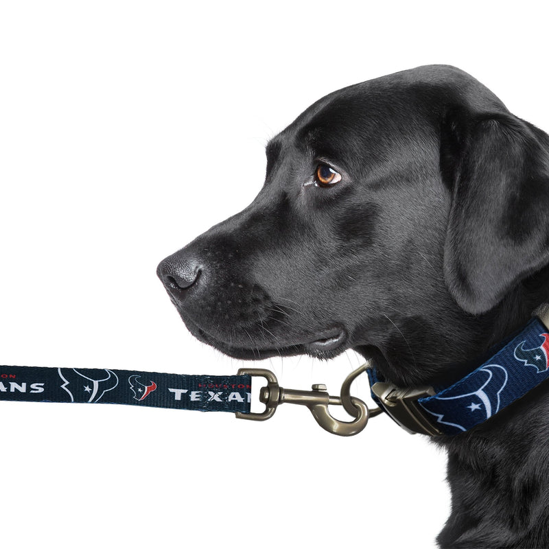Houston Texans Premium Dog Collar or Leash - 3 Red Rovers