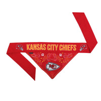 Kansas City Chiefs Reversible Bandana - 3 Red Rovers