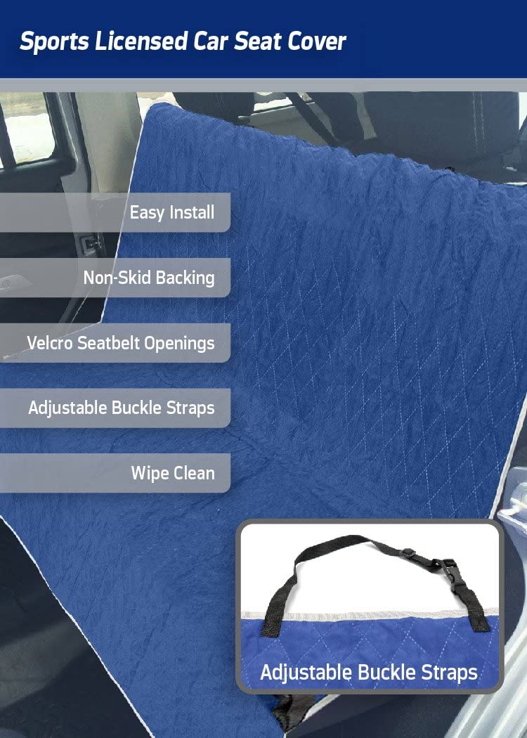 Carolina Panthers Pet Car Seat Protector - 3 Red Rovers