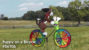 20" Bike Garden Spinner - Puppy