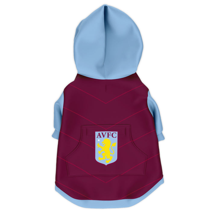 Aston Villa FC 23 Home Inspired Pet Hoodie - 3 Red Rovers