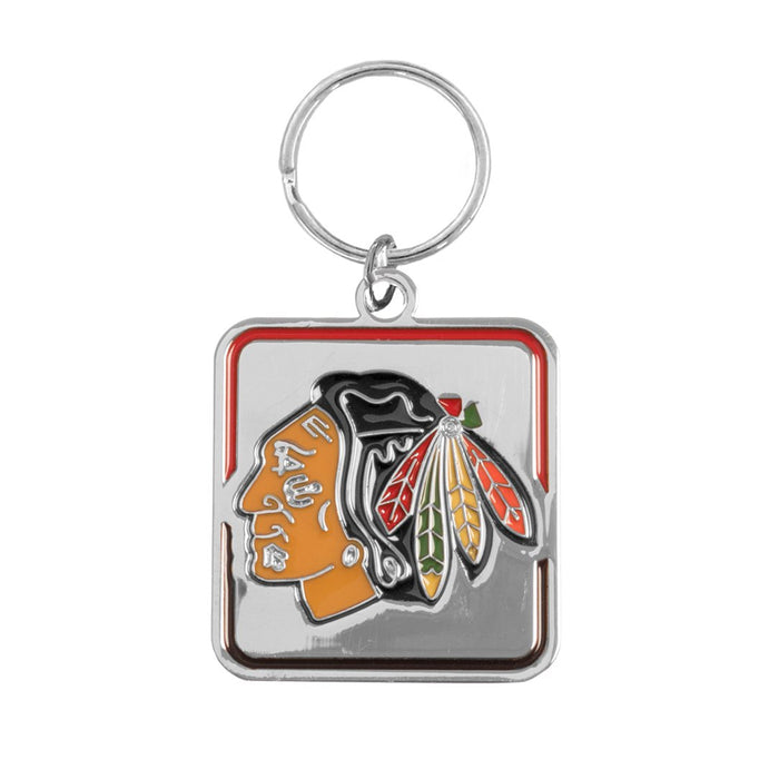 Chicago Blackhawks Collar Square Charm - 3 Red Rovers