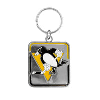 Pittsburgh Penguins Collar Square Charm - 3 Red Rovers