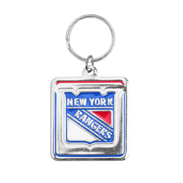 New York Rangers Collar Square Charm - 3 Red Rovers