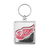 Detroit Red Wings Collar Square Charm - 3 Red Rovers