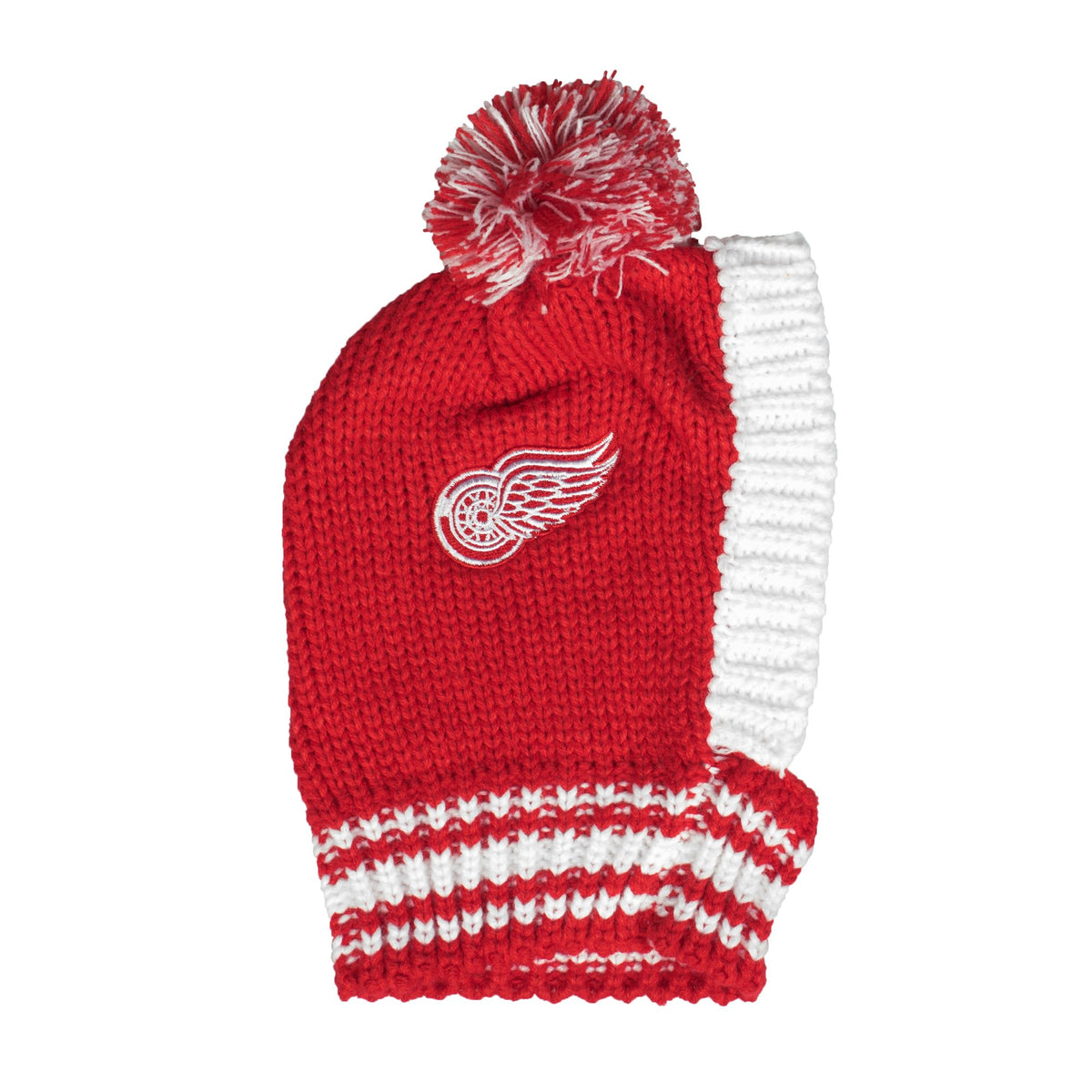 Detroit Red Wings Pet Knit Hat - 3 Red Rovers