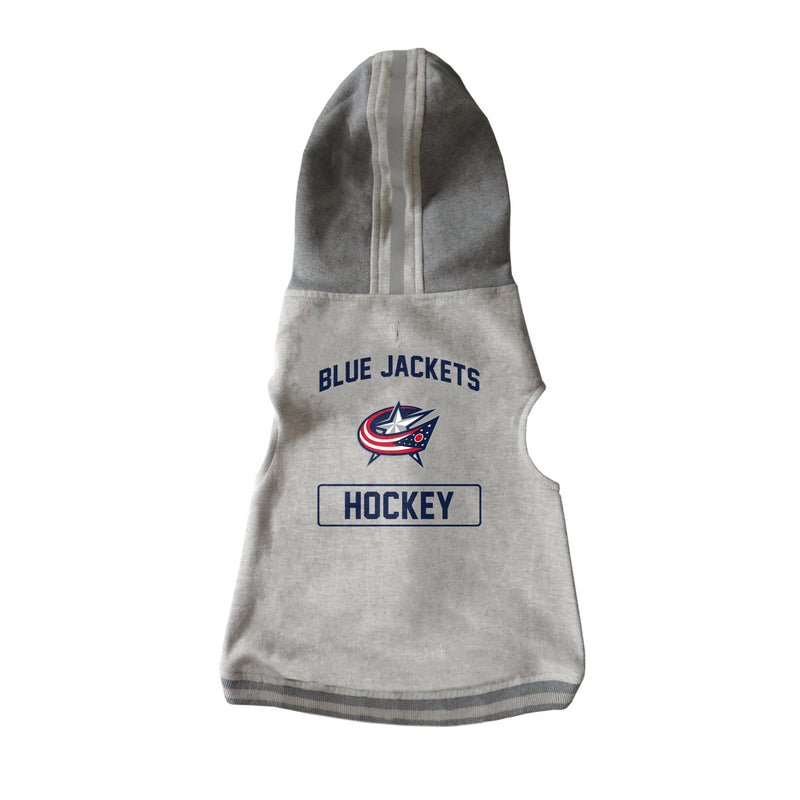 Columbus Blue Jackets Hooded Crewneck - 3 Red Rovers
