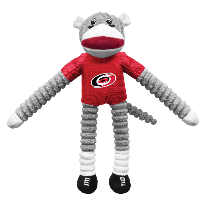 Carolina Hurricanes Sock Monkey Toy - 3 Red Rovers