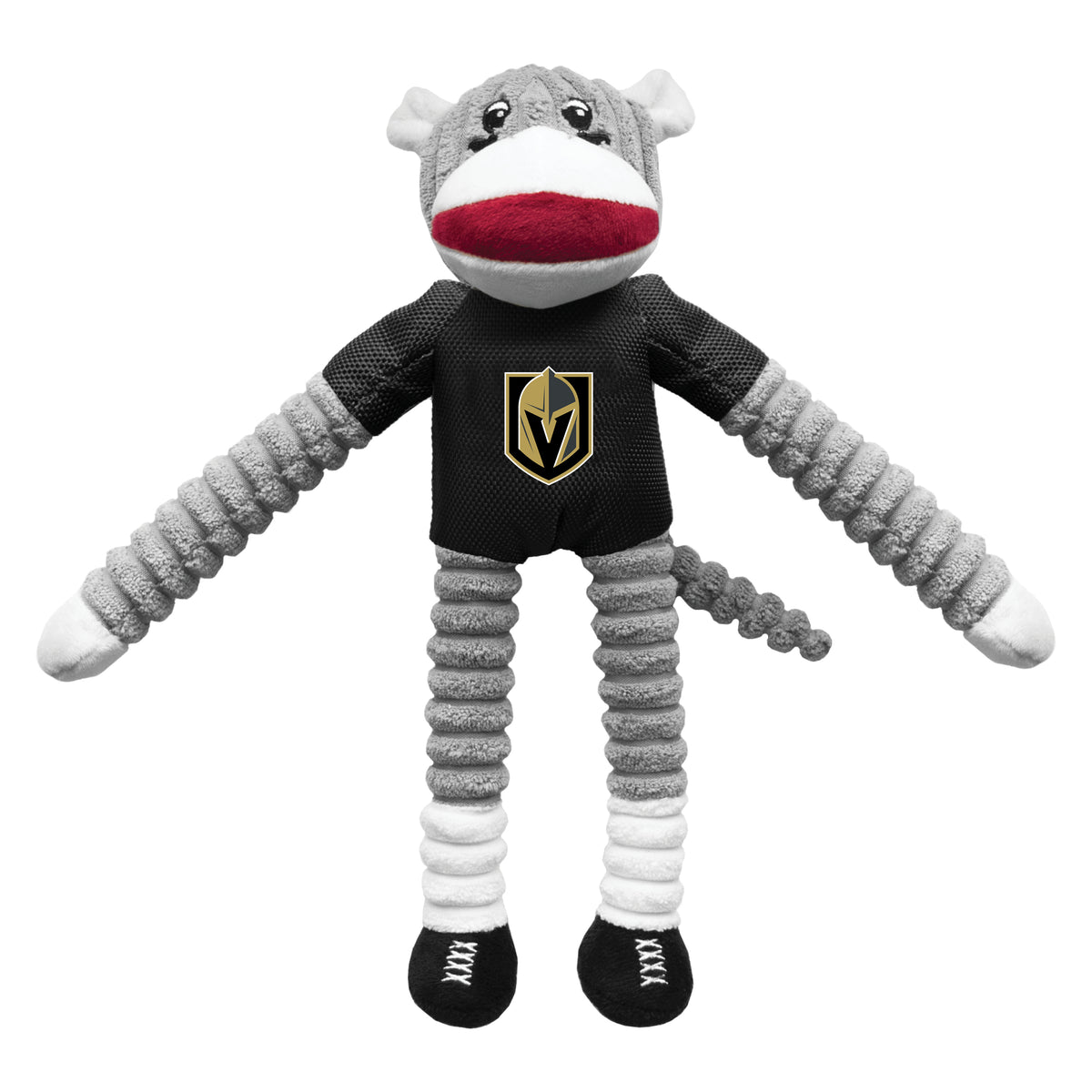 Vegas Golden Knights Sock Monkey Toy - 3 Red Rovers
