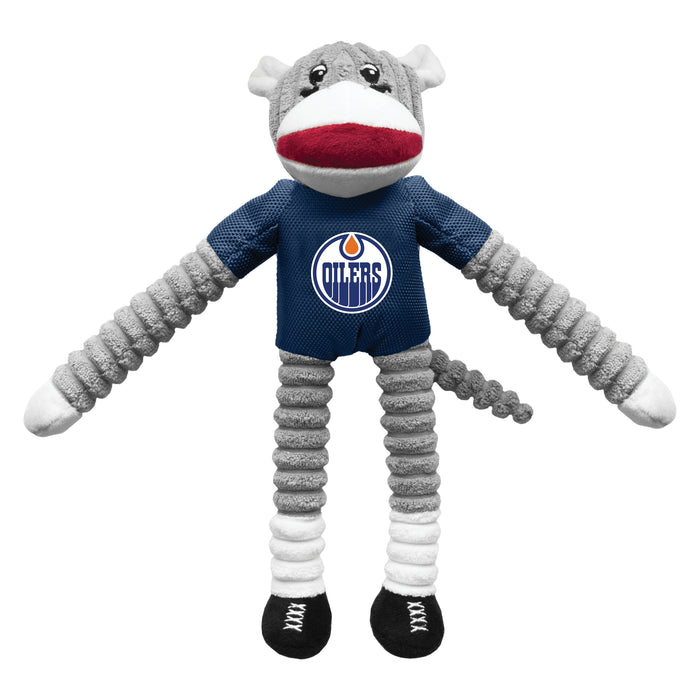 Edmonton Oilers Sock Monkey Toy - 3 Red Rovers