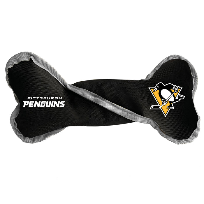 Pittsburgh Penguins Pet Tug Bone - 3 Red Rovers