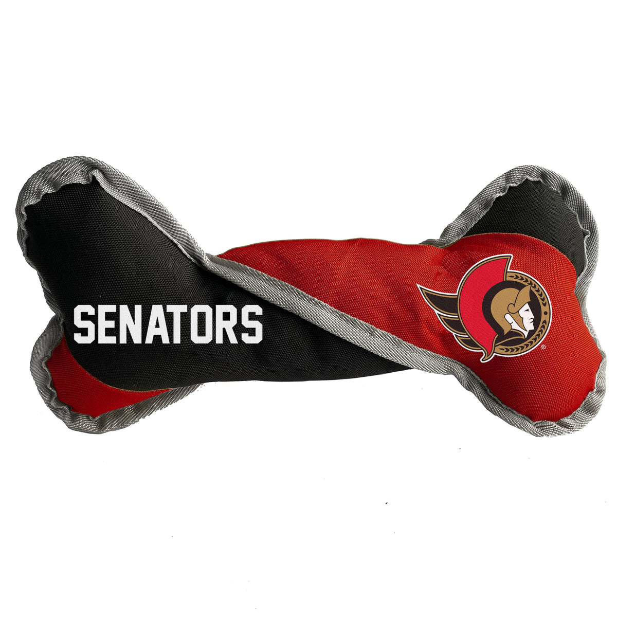 Ottawa Senators Pet Tug Bone - 3 Red Rovers