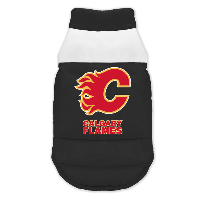Calgary Flames Parka Puff Vest