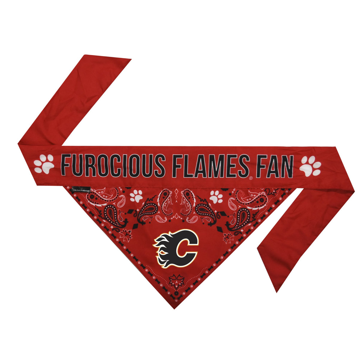 Calgary Flames Reversible Bandana - 3 Red Rovers
