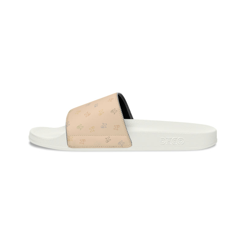 Standard Poodle Women's Slide Sandals - Cream - 3 Red Rovers