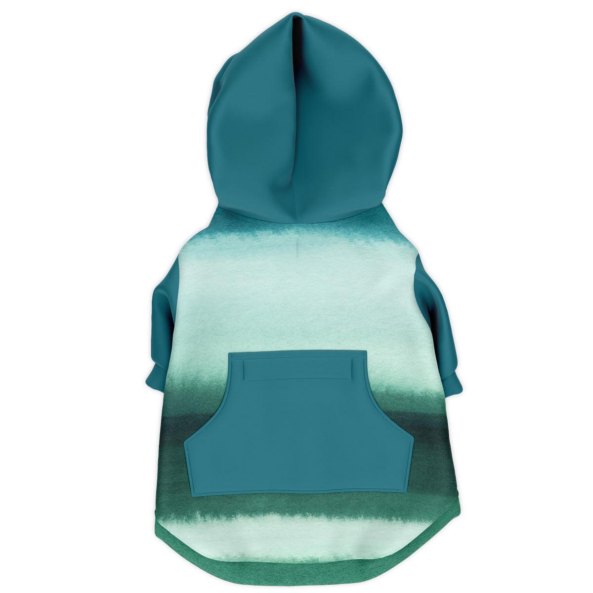 Ocean Waves Colorblock Pet Hoodie - 3 Red Rovers