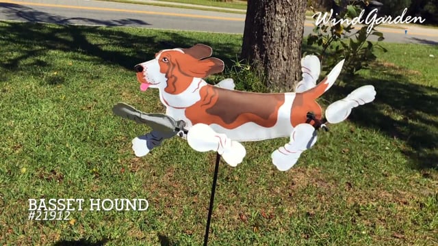 Basset Hound WhirliGig Spinner