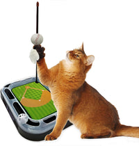 CO Rockies Baseball Cat Scratcher Toy