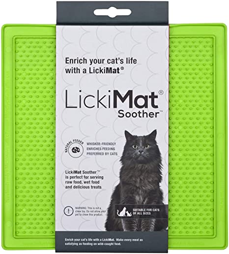 LickiMat Soother for Cats - 3 Red Rovers