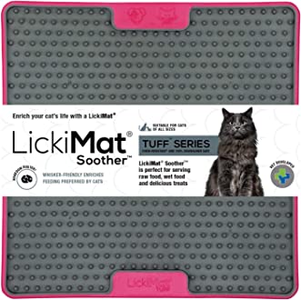 LickiMat Tuff Soother for Cats - Pink