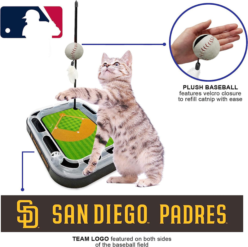 San Diego Padres Baseball Cat Scratcher Toy