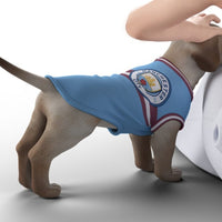 Manchester City FC 23 Home Inspired Pet Tee Shirt (Sizes XS-Small) - 3 Red Rovers
