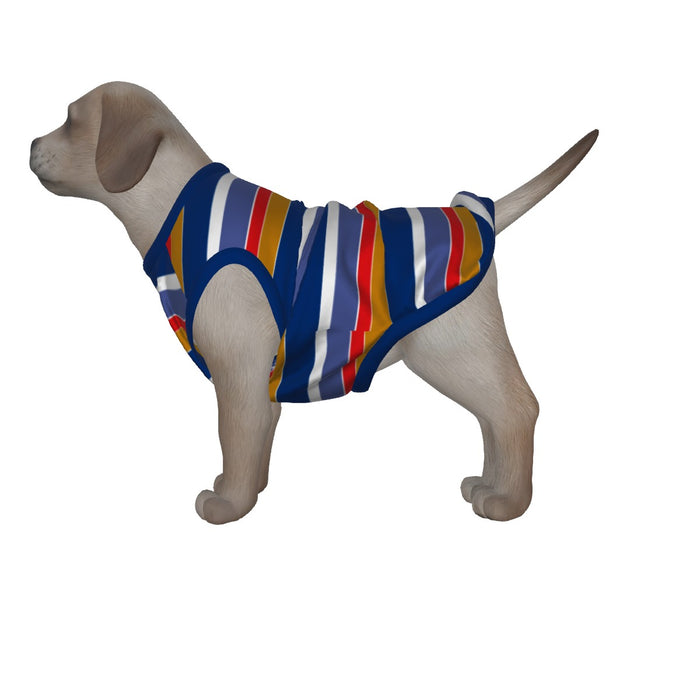 Chelsea FC Striped Pet Tee - 3 Red Rovers