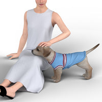 Manchester City FC 23 Home Inspired Pet Tee Shirt (Sizes XS-Small) - 3 Red Rovers