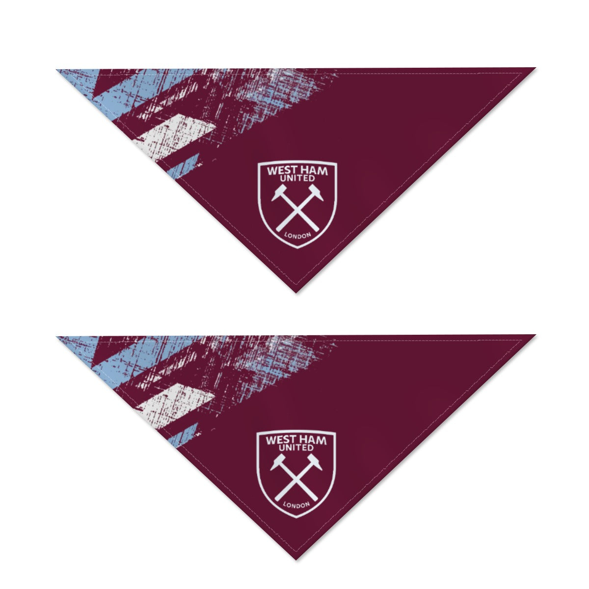 West Ham United FC 23 Home Inspired Premium Bandana - 3 Red Rovers