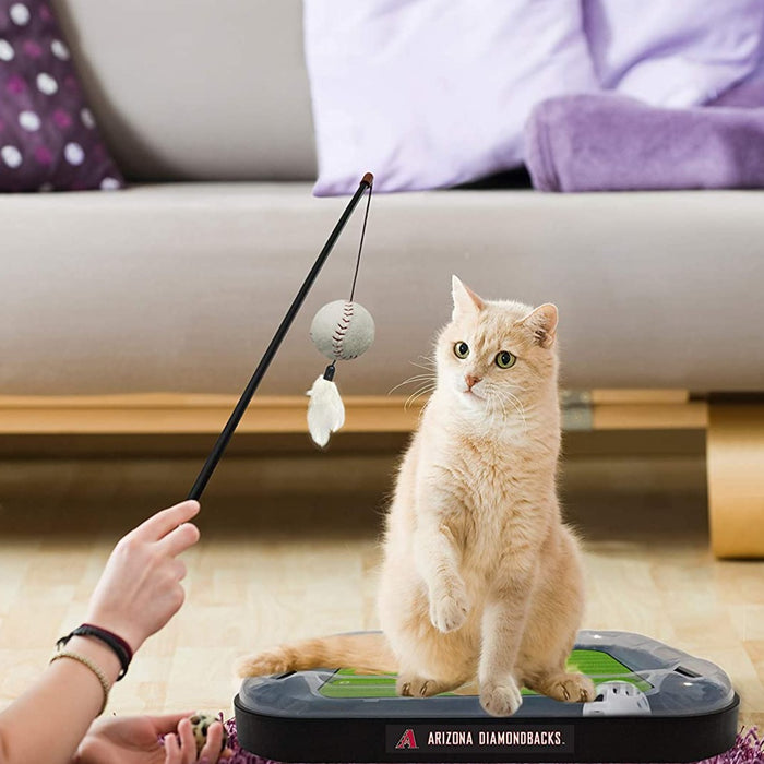 AZ Diamondbacks (Dbacks) Baseball Cat Scratcher Toy