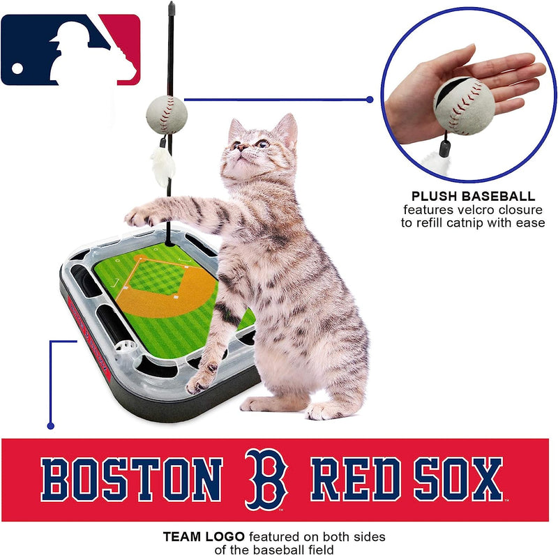Boston Red Sox Baseball Cat Scratcher Toy
