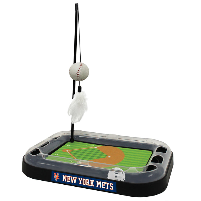 New York Mets Baseball Cat Scratcher Toy