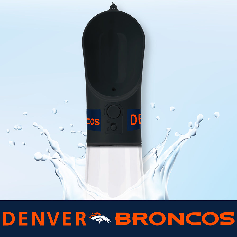 Denver Broncos Pet Water Bottle - 3 Red Rovers