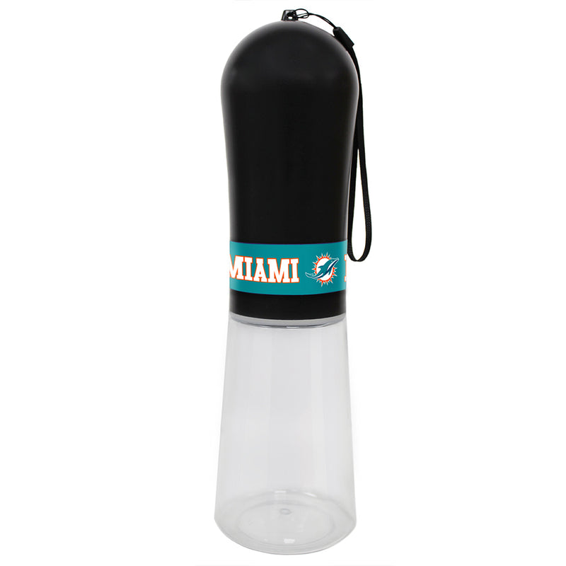 Miami Dolphins Pet Water Bottle - 3 Red Rovers