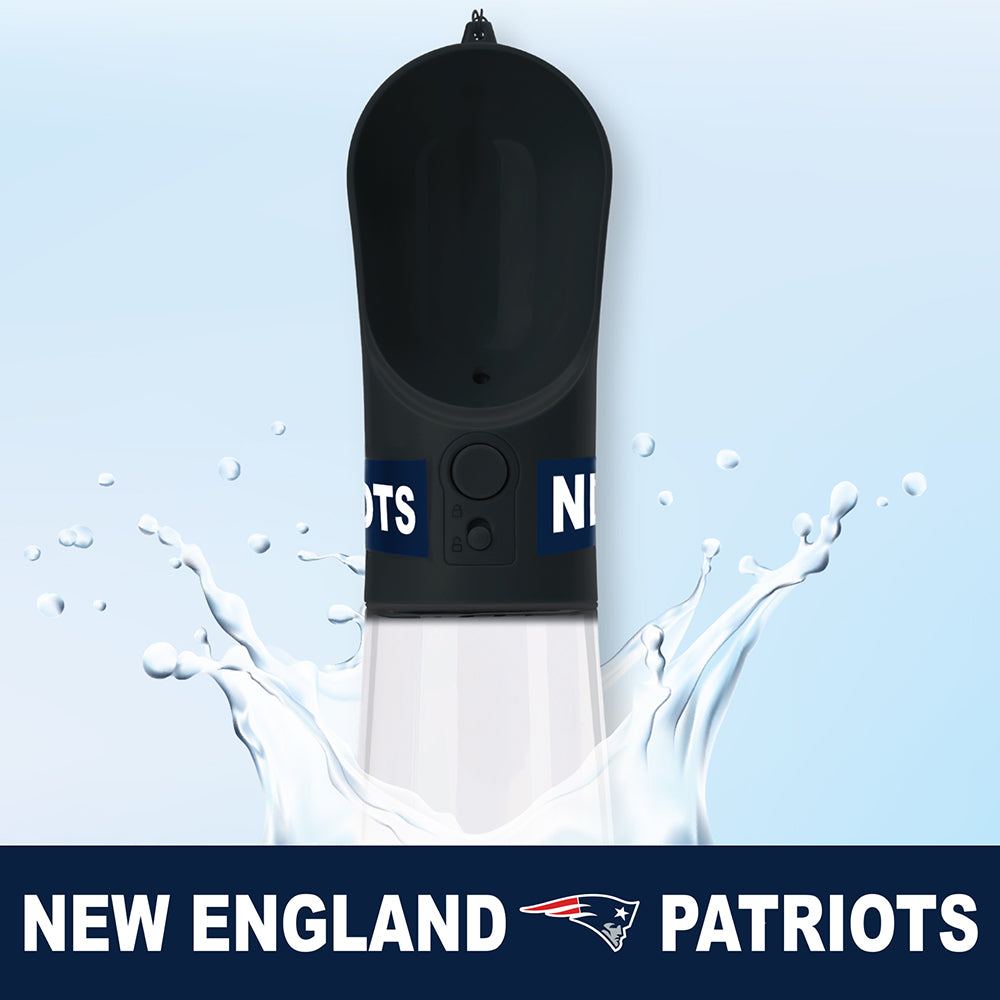 New England Patriots Pet Water Bottle - 3 Red Rovers