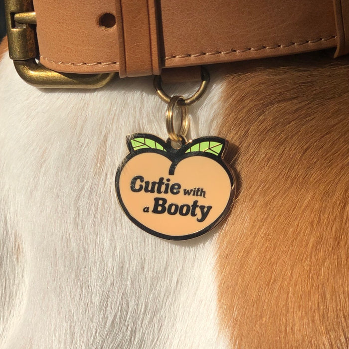 Cutie with a Booty Pet ID Tag - 3 Red Rovers