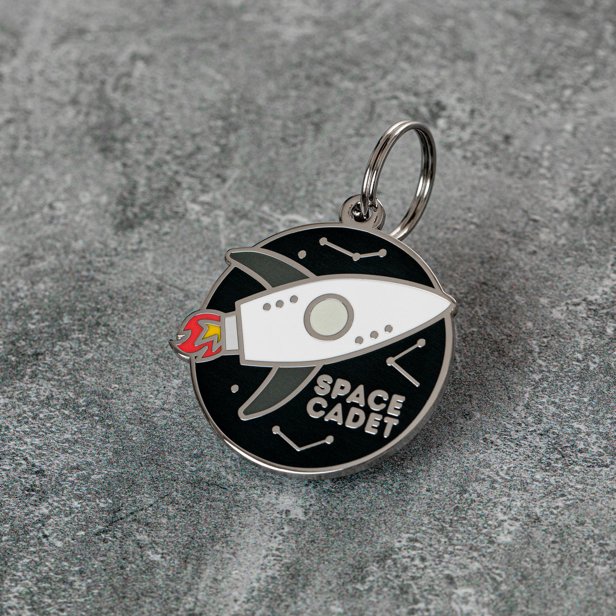 Space Cadet Pet ID Tag - 3 Red Rovers