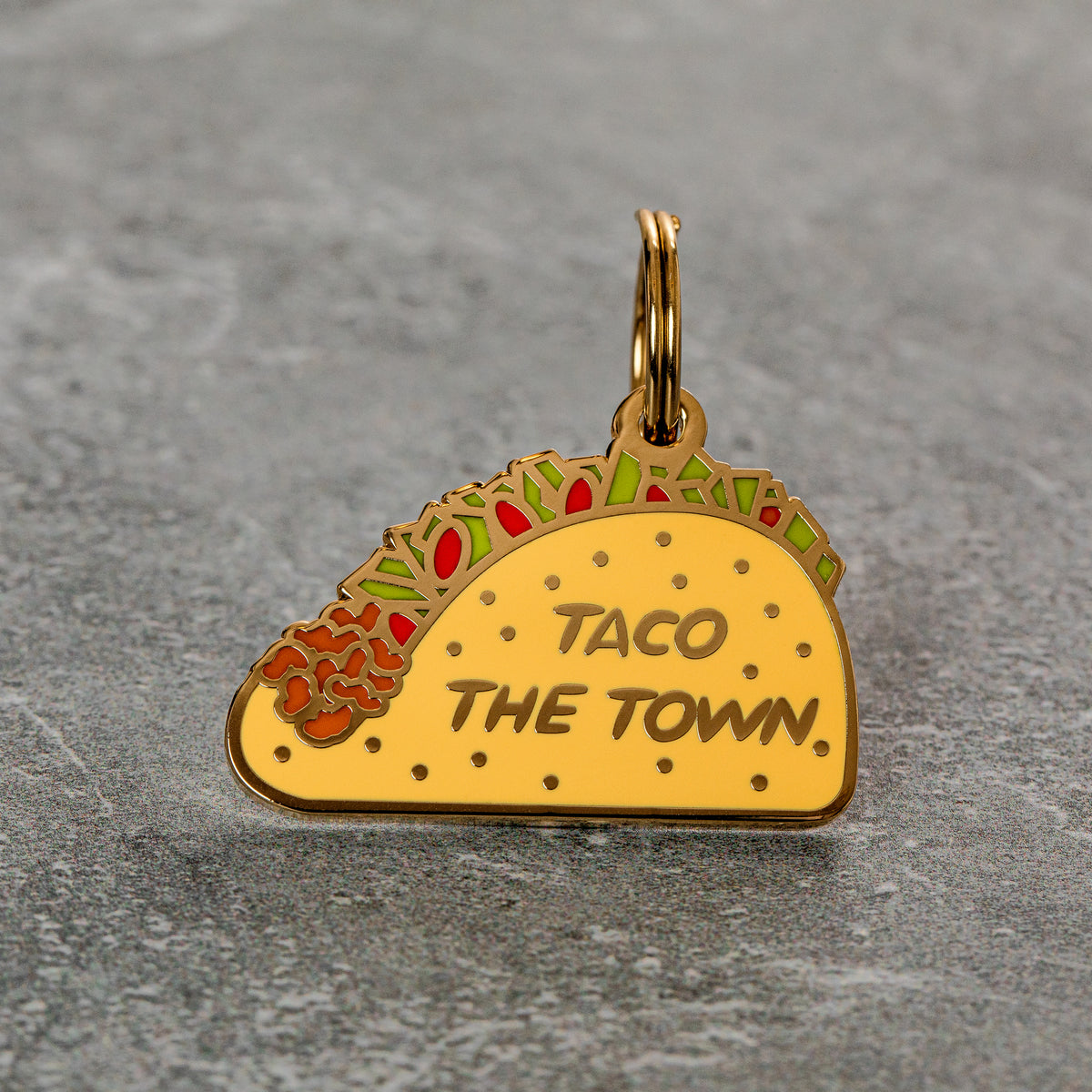 Taco the Town Pet ID Tag - 3 Red Rovers
