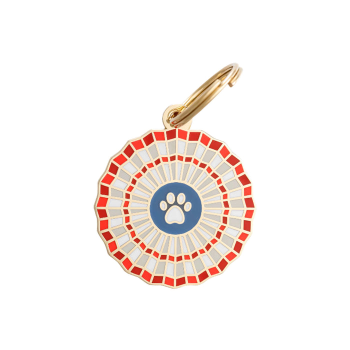 Americana Pet ID Tag - 3 Red Rovers