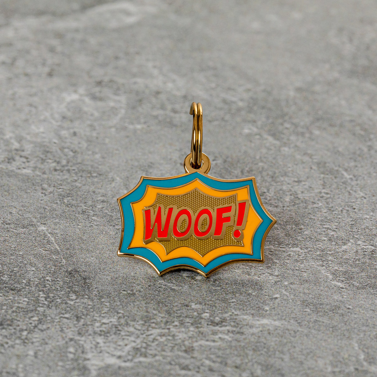 Woof! Pet ID Tag - 3 Red Rovers