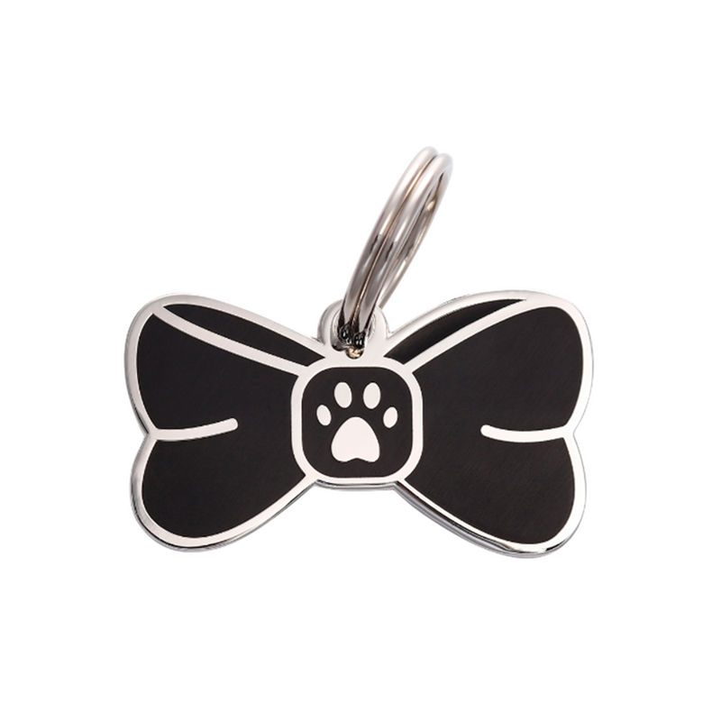 Bowtie Pet ID Tag - 3 Red Rovers