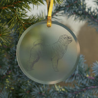 Shar Pei Glass Ornament - 3 Red Rovers