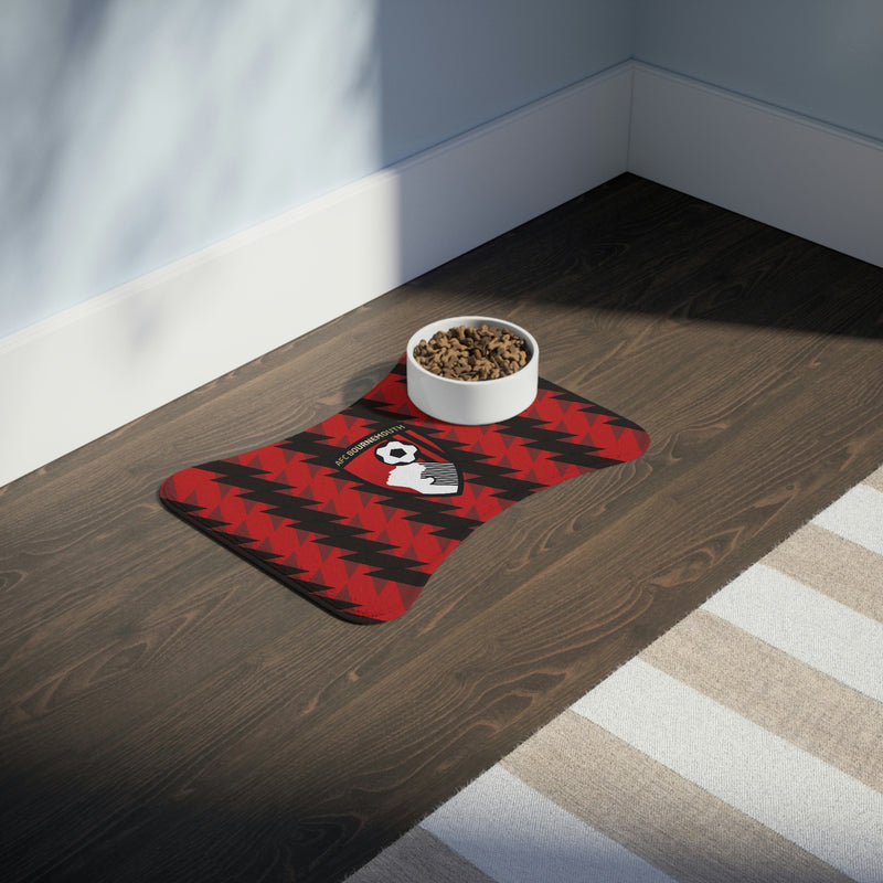 AFC Bournemouth 23 Home Inspired Bone-shaped Feeding Mats - 3 Red Rovers